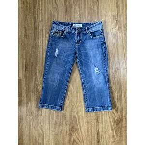 VIGOSS Collection Capri Denim Jeans Distressed Women's Size 9